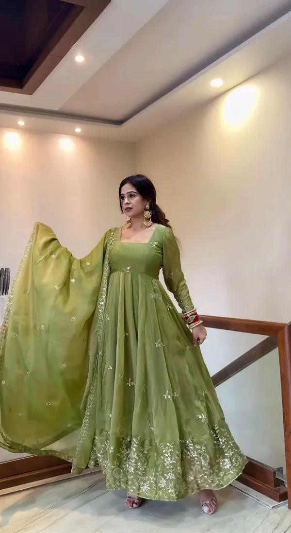 Pure_Fendy_Silk_Embroidery_Gown_Sharara_Dupatta_Set