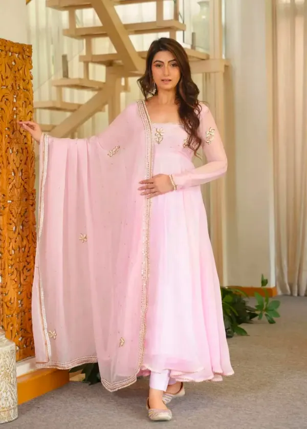 Pure_Fox_Georgette_Embroidery_Gown_Pent_Dupatta_Set