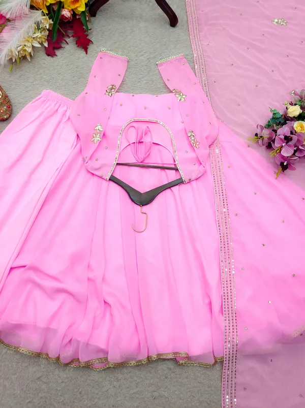 Pure_Fox_Georgette_Embroidery_Gown_Pent_Dupatta_Set