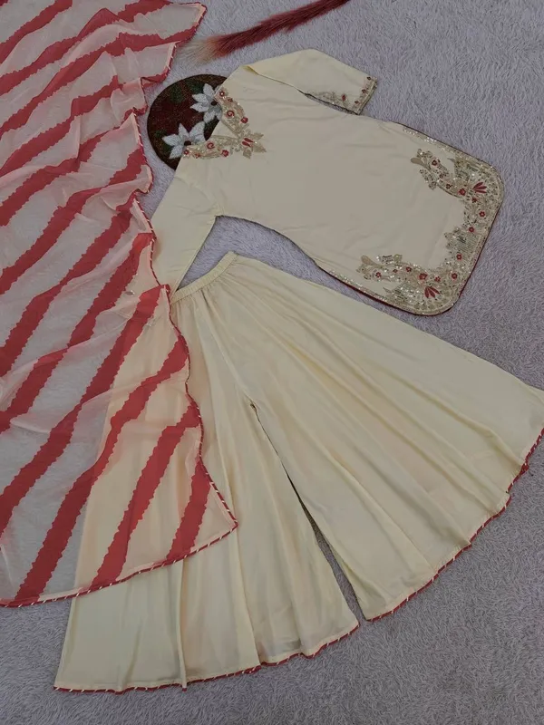 Pure_Natural_Creape_Silk_Embroidered_Top_Plazzo_Dupatta_Set