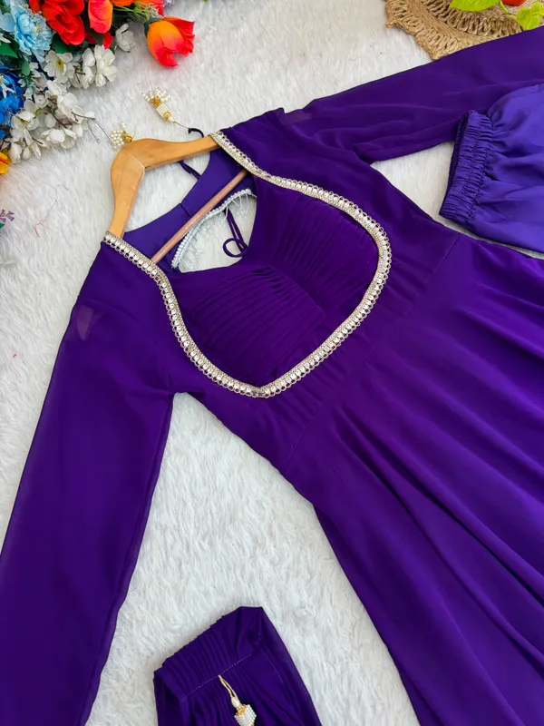 Purple_Fox_Georgette_Party_Wear_Gown_with_Dupatta_&_Pant