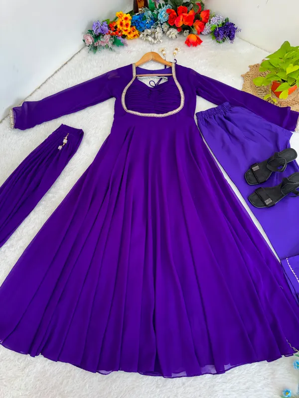 Purple_Fox_Georgette_Party_Wear_Gown_with_Dupatta_&_Pant