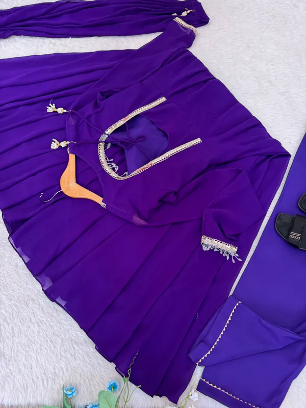 Purple_Fox_Georgette_Party_Wear_Gown_with_Dupatta_&_Pant