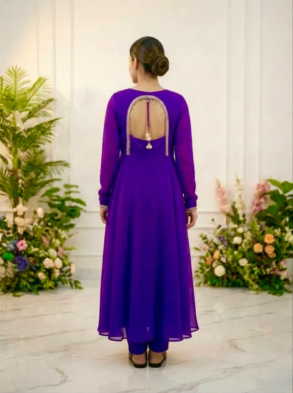 Purple_Fox_Georgette_Party_Wear_Gown_with_Dupatta_&_Pant