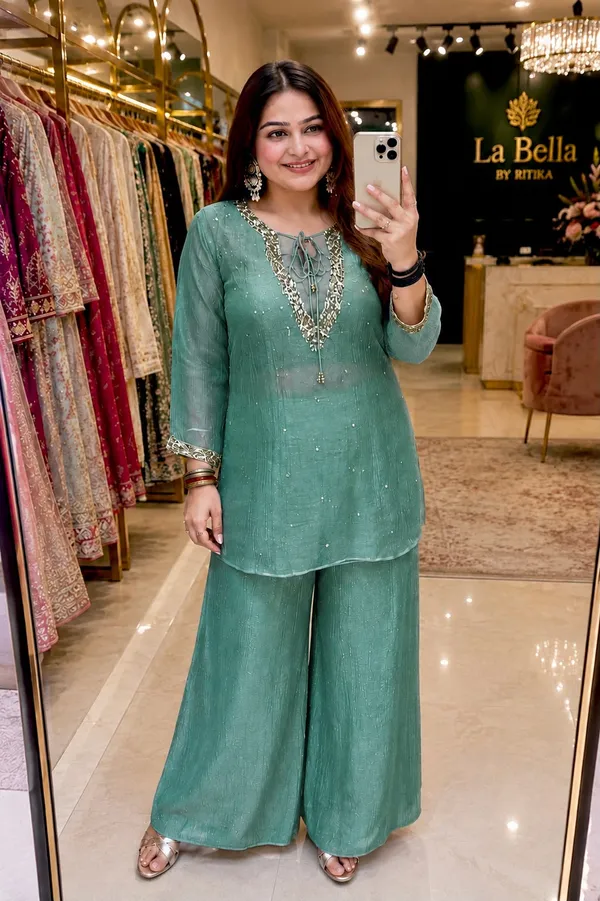 Rakshabandhan_Special_Co-ord_Set_with_Kurti_Koti_Plazzo