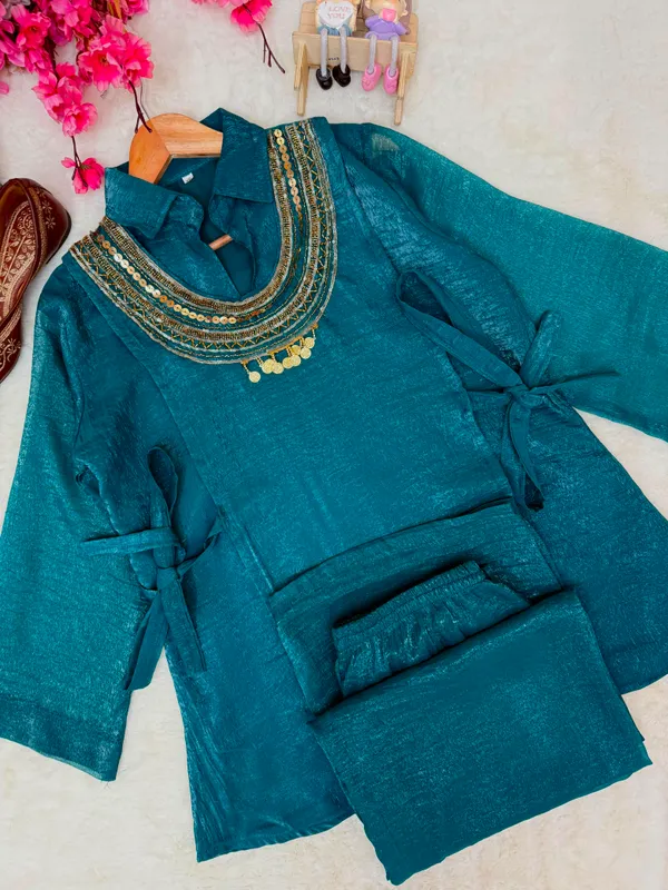 Rakshabandhan_Special_Kurti_Koti_Plazzo_Set