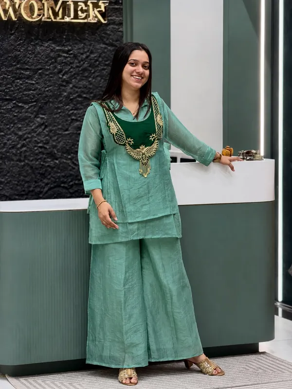 Rakshabandhan_Special_Kurti_Koti_Plazzo_Set
