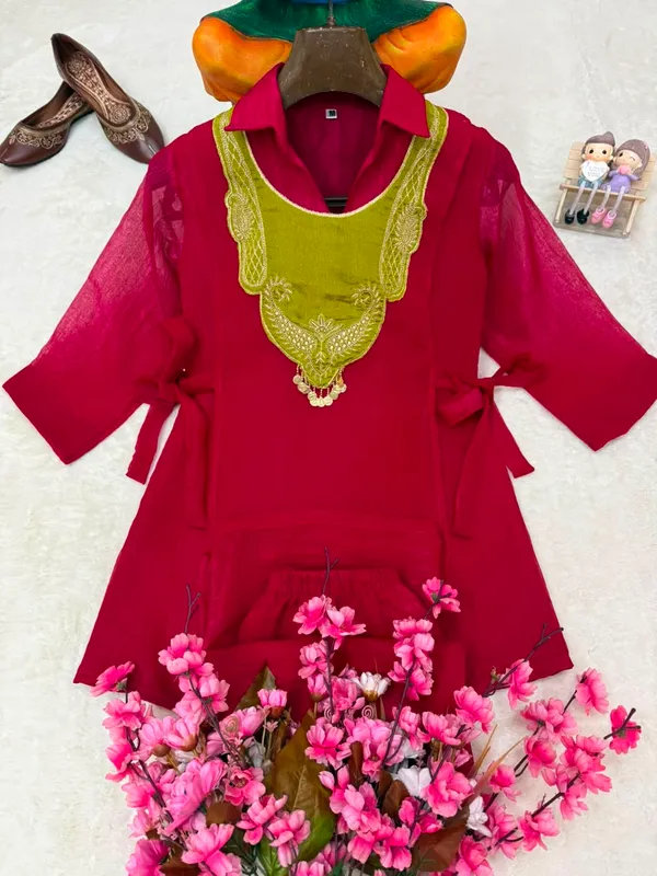 Rakshabandhan_Special_Kurti_Koti_Plazzo_Set