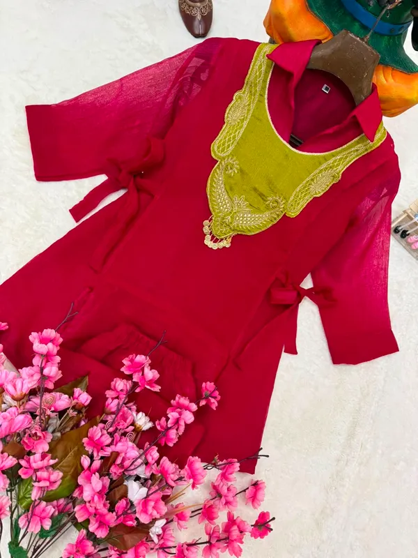 Rakshabandhan_Special_Kurti_Koti_Plazzo_Set