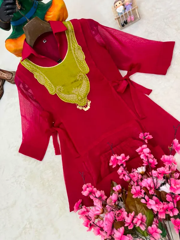 Rakshabandhan_Special_Kurti_Koti_Plazzo_Set