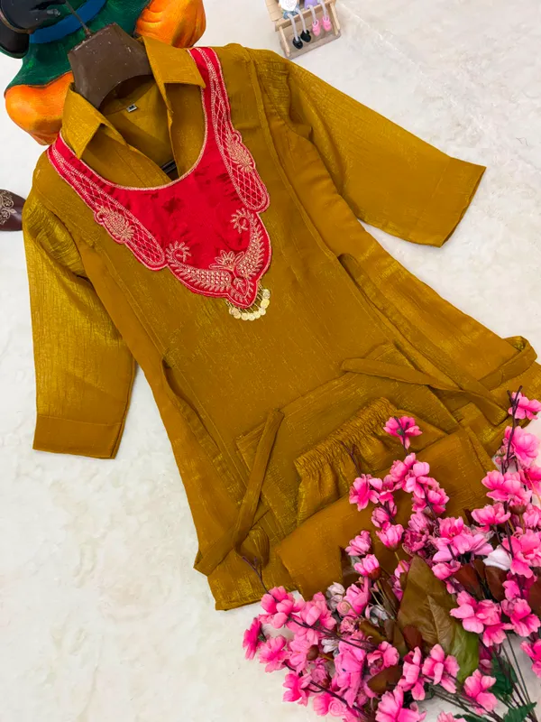 Rakshabandhan_Special_Kurti_Koti_Plazzo_Set
