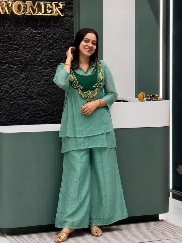 Rakshabandhan_Special_Kurti_Koti_Plazzo_Set