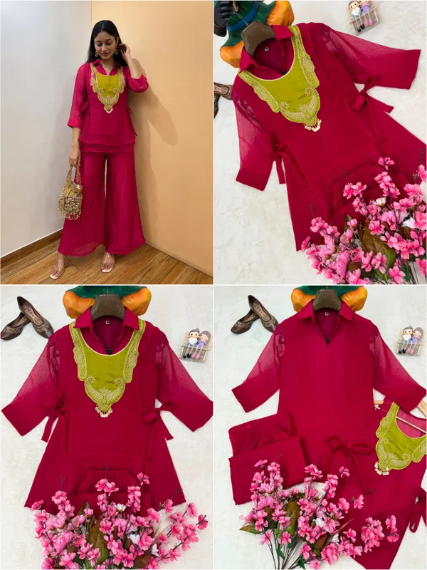 Rakshabandhan_Special_Kurti_Koti_Plazzo_Set