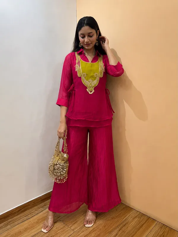 Rakshabandhan_Special_Kurti_Koti_Plazzo_Set