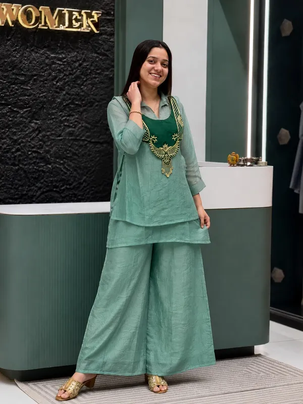 Rakshabandhan_Special_Kurti_Koti_Plazzo_Set