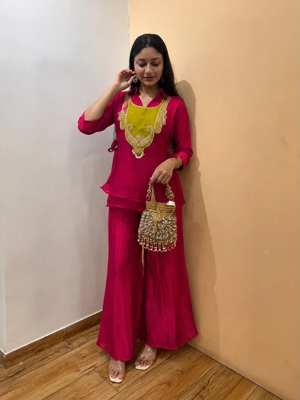 Rakshabandhan_Special_Kurti_Koti_Plazzo_Set