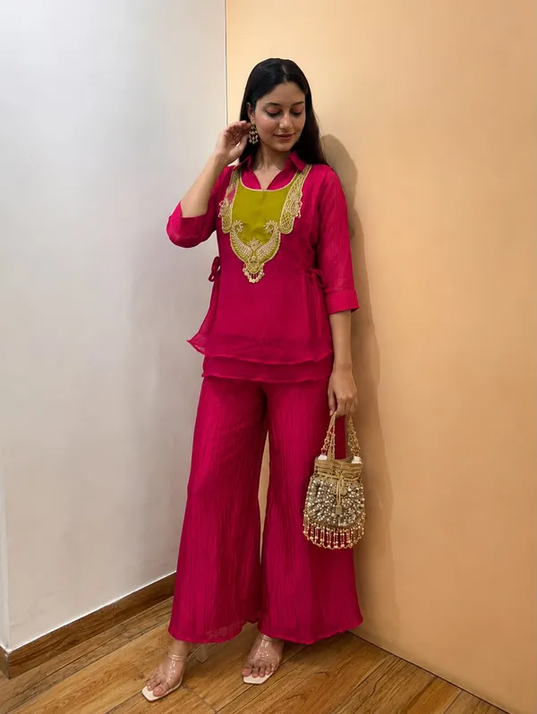 Rakshabandhan_Special_Kurti_Koti_Plazzo_Set