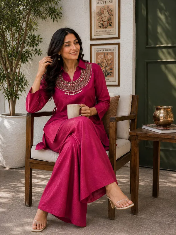Rakshabandhan_Special_Kurti_Koti_Plazzo_Set