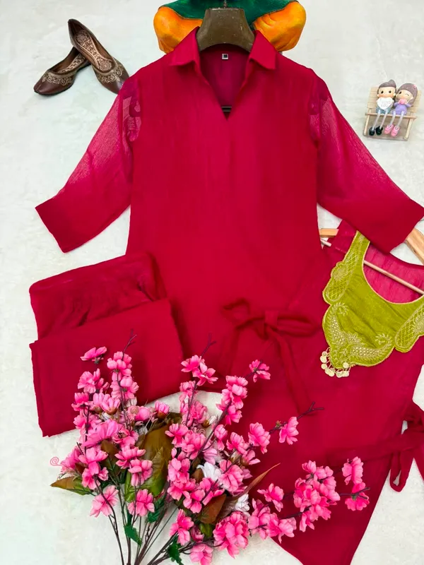 Rakshabandhan_Special_Kurti_Koti_Plazzo_Set