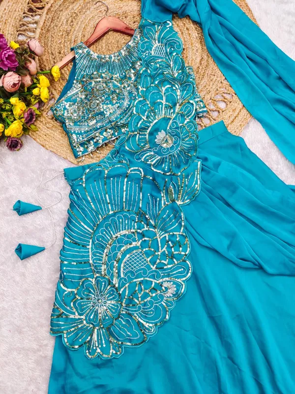 Rangoli_Silk_Lehenga_Saree_with_Multi_Thread_Embroidery