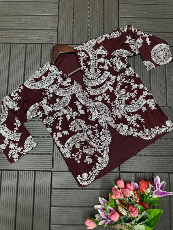 Ready-to-Wear_Jacket_Saree_with_Embroidery_Work