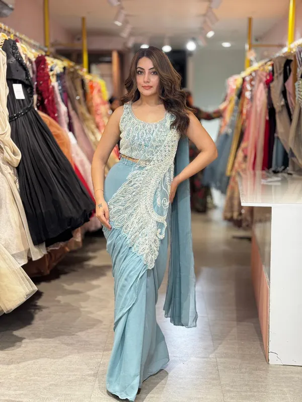 Real_Beads_Work_Drape_Saree