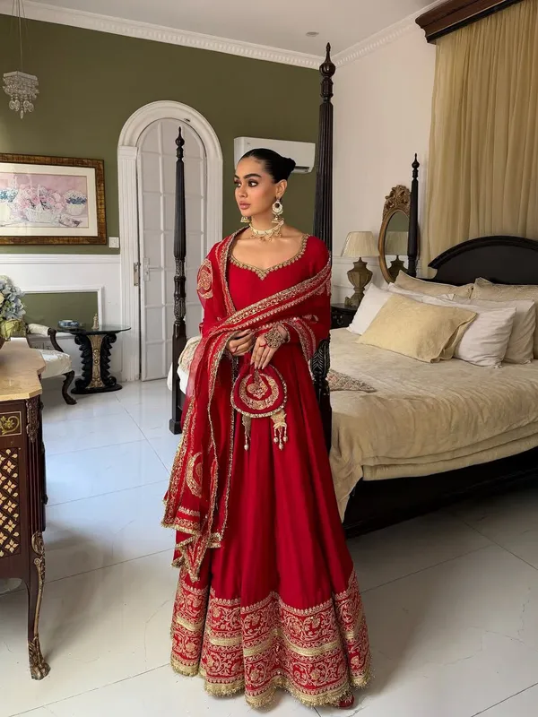 Red_Designer_Anarkali_Gown_Set_with_Pant_&_Dupatta_for_Women
