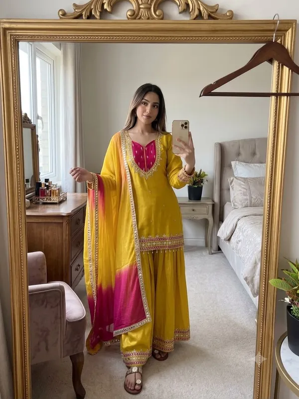 Roman_Glass_Real_Mirror_Work_Top_Plazzo_Dupatta_Set