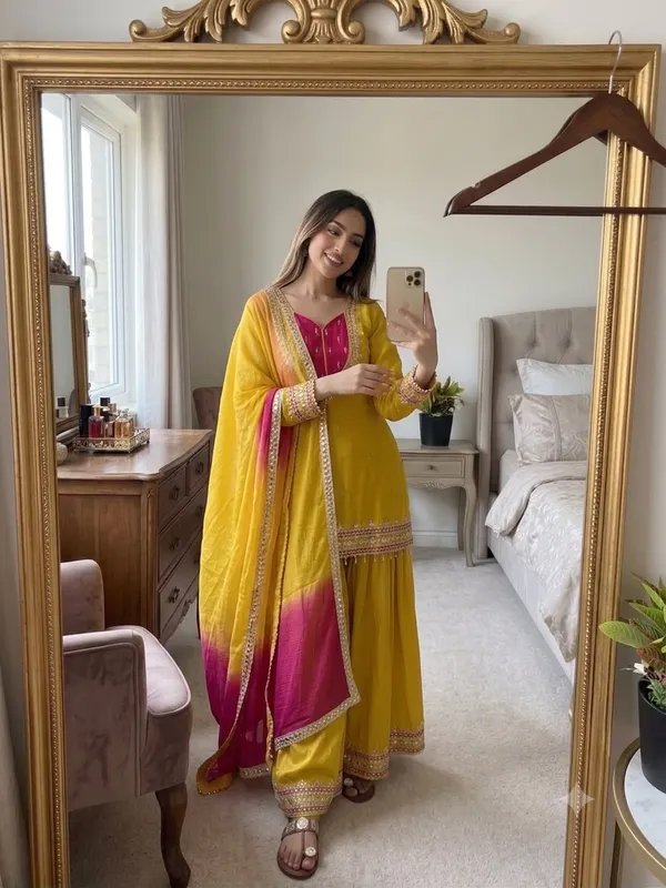 Roman_Glass_Real_Mirror_Work_Top_Plazzo_Dupatta_Set