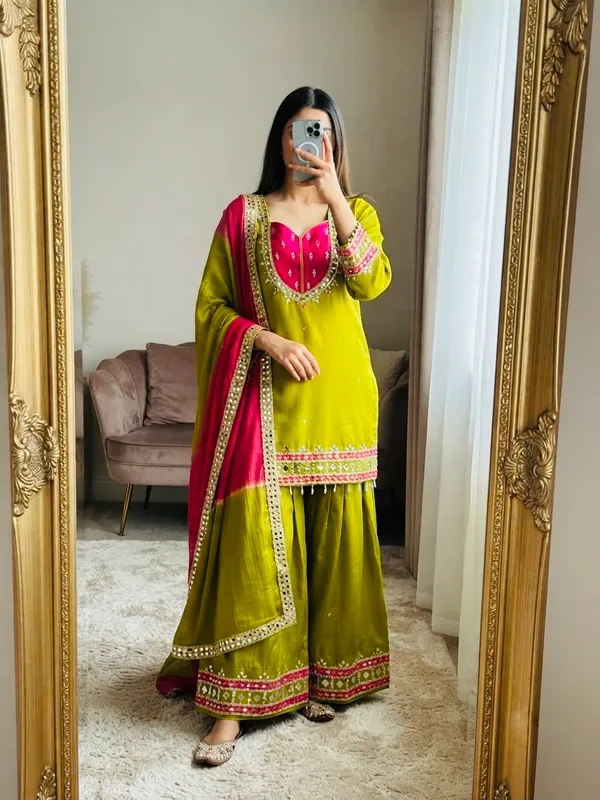 Roman_Glass_Real_Mirror_Work_Top_Plazzo_Dupatta_Set