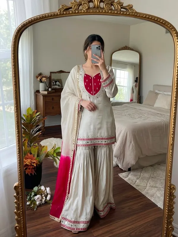 Roman_Glass_Real_Mirror_Work_Top_Plazzo_Dupatta_Set