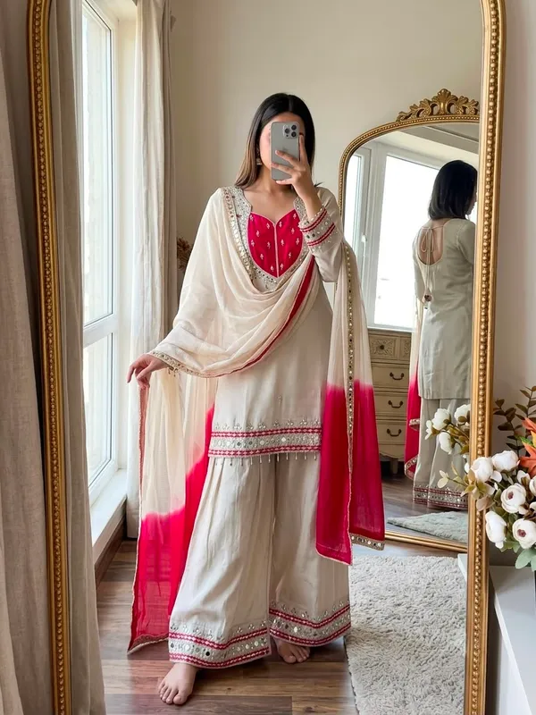 Roman_Glass_Real_Mirror_Work_Top_Plazzo_Dupatta_Set