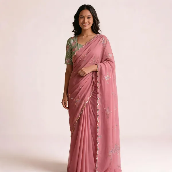 Women's_Dusty_Rose_Pink_Georgette_Embroidered_Saree_with_Sage_Green_Designer_Blouse_|_Floral_Sequin_Work_Wedding_&_Party_Wear_Saree