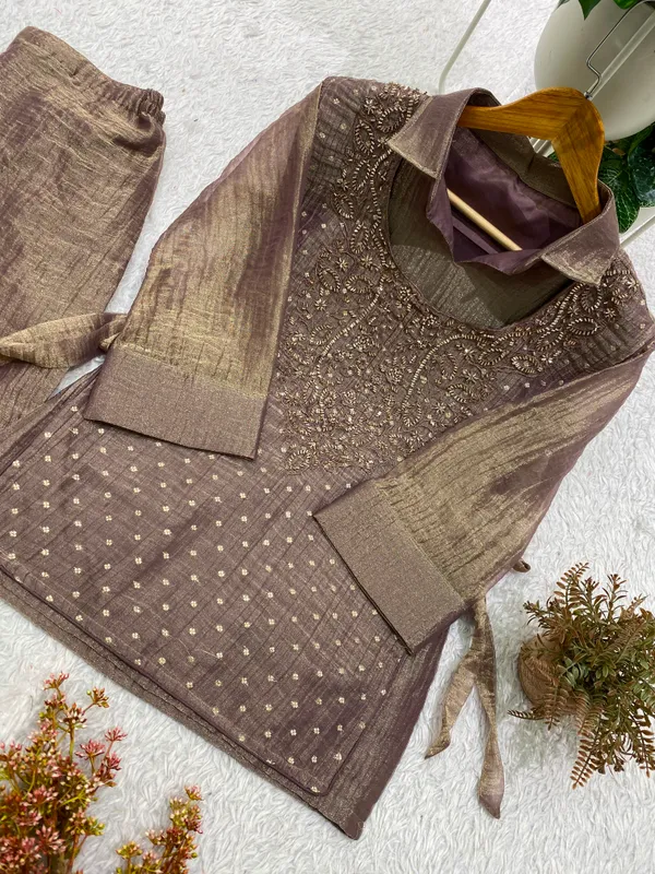 Salsa_Silk_Designer_Shirt_Pant_with_Hand_Embroidered_Shrug
