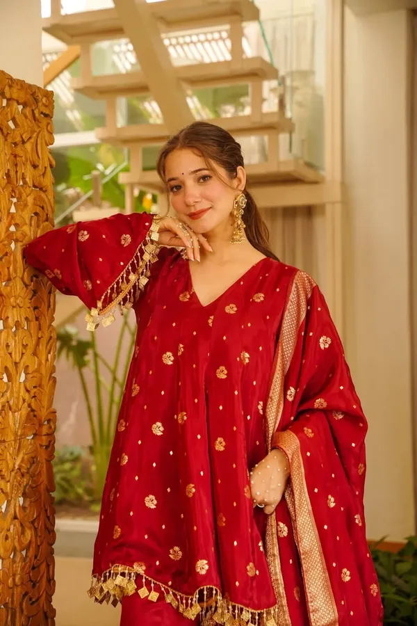 Satin_Silk_Weaving_Top_Plazzo_Dupatta_Set