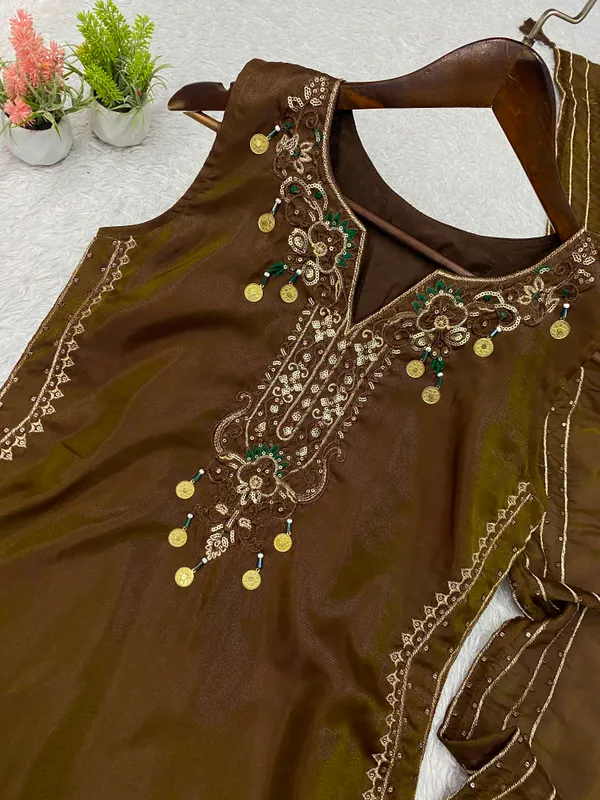 Sequence_Embroidered_Coss_Moss_Top_Salwaar_Dupatta_Set