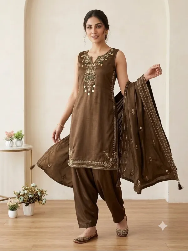 Sequence_Embroidered_Coss_Moss_Top_Salwaar_Dupatta_Set