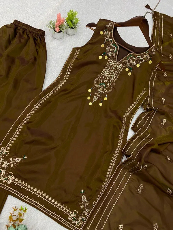 Sequence_Embroidered_Coss_Moss_Top_Salwaar_Dupatta_Set