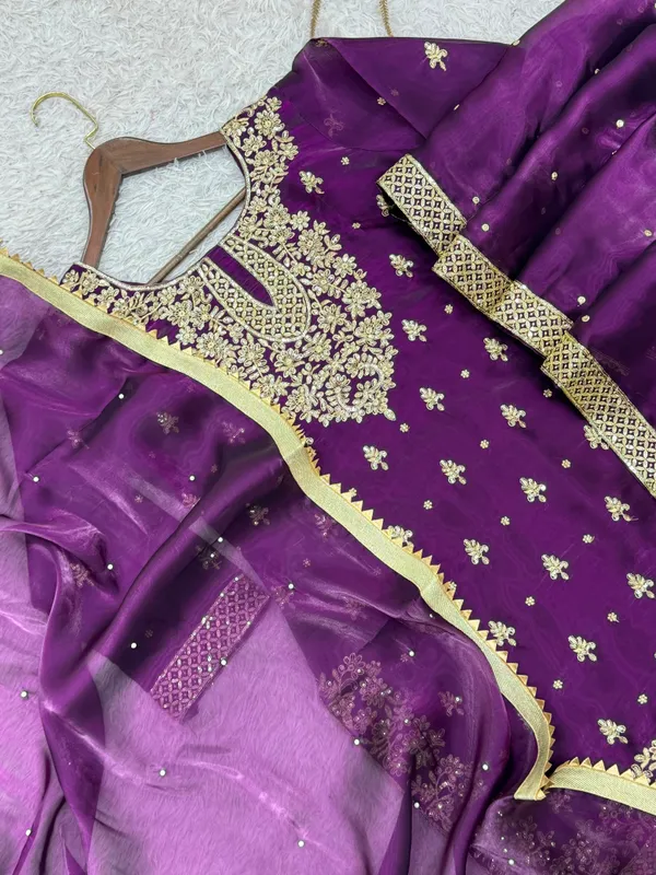 Stylish_Pure_GMY_Silk_Top_Sharara_Dupatta_Set