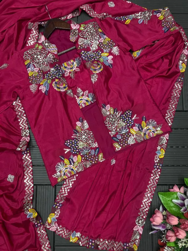Super_Trending_Party_Jacket_with_Saree_Embroidery_Work