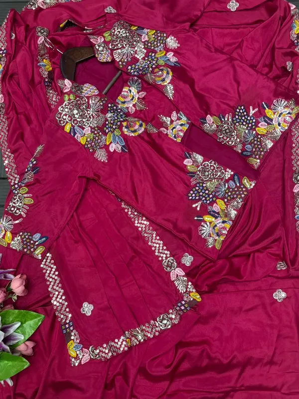 Super_Trending_Party_Jacket_with_Saree_Embroidery_Work