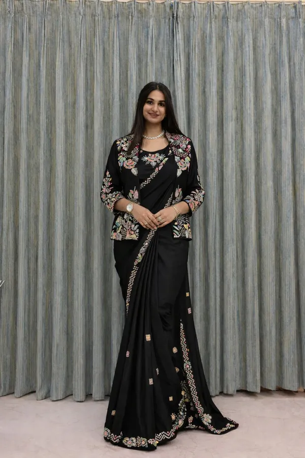 Super_Trending_Party_Jacket_with_Saree_Embroidery_Work