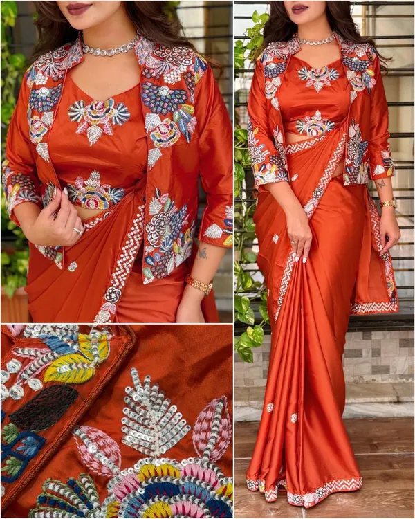 Super_Trending_Party_Jacket_with_Saree_Embroidery_Work