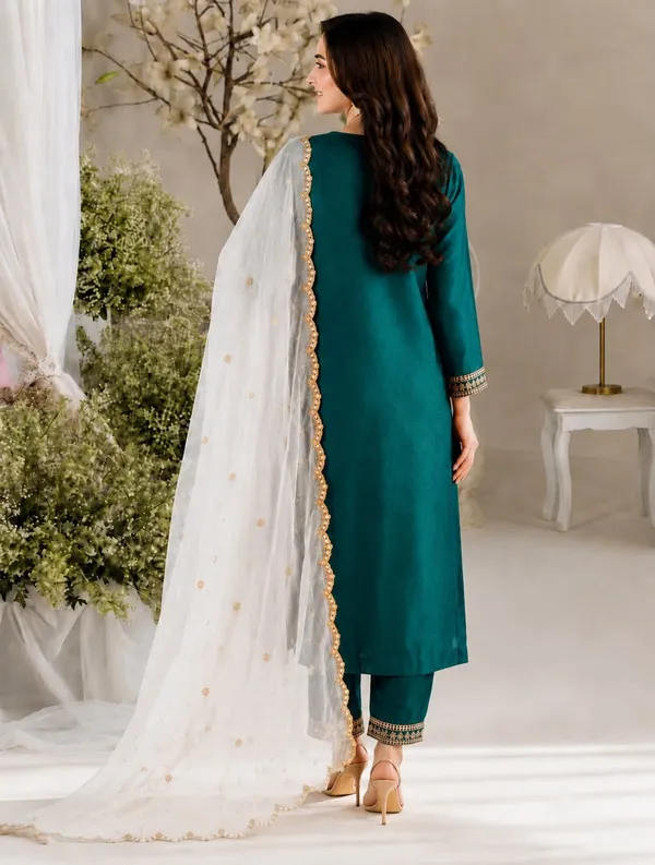 Vichhitra_Silk_Embroidered_Kurta_Pent_Dupatta_Set