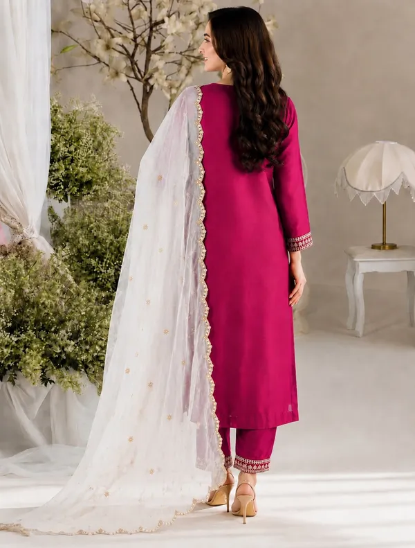 Vichhitra_Silk_Embroidered_Kurta_Pent_Dupatta_Set