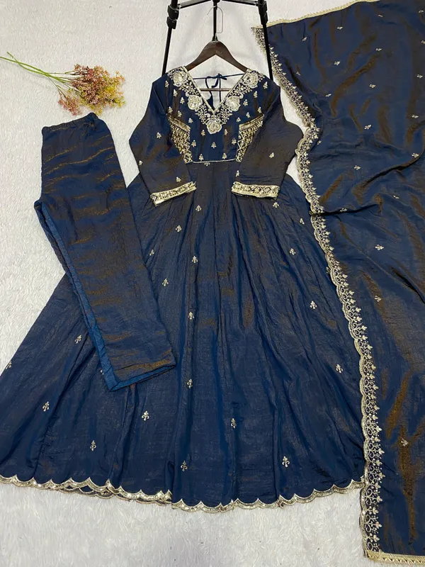 Vichitra_Beads_Sequence_Embroidery_Gown_Pant_Dupatta_Set