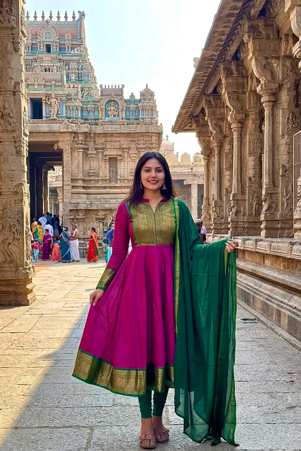 Vichitra_Silk_Traditional_Top_Dupatta_Set