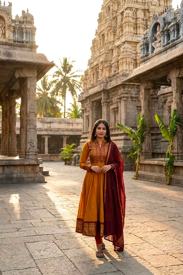Vichitra_Silk_Traditional_Top_Dupatta_Set