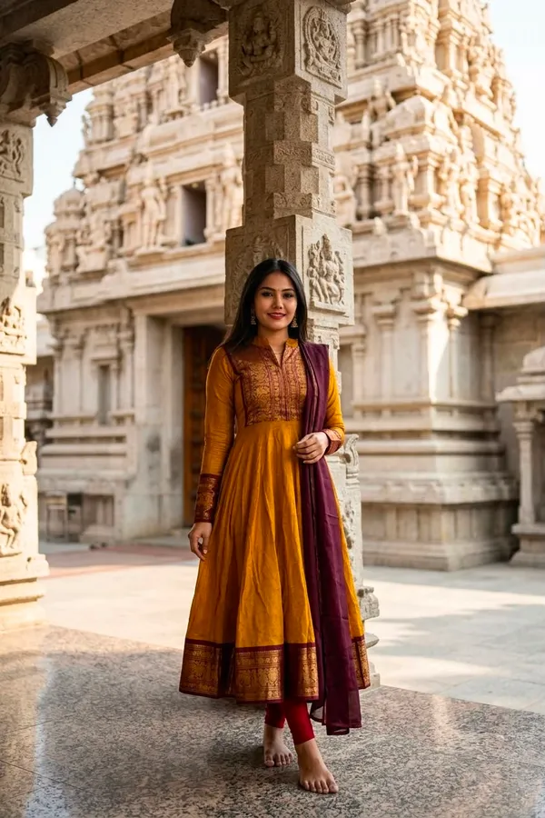 Vichitra_Silk_Traditional_Top_Dupatta_Set