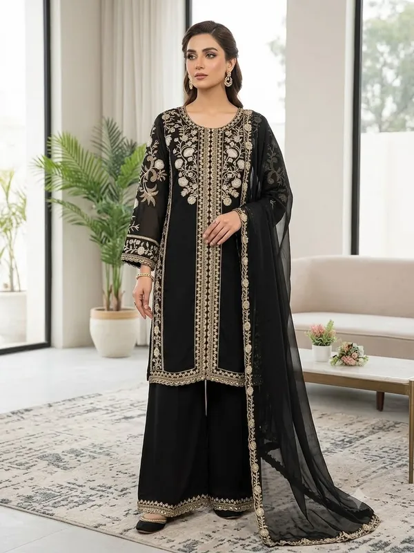 Sequence_Embroidered_Worked_Top_Plazzo_&_Dupatta_Set